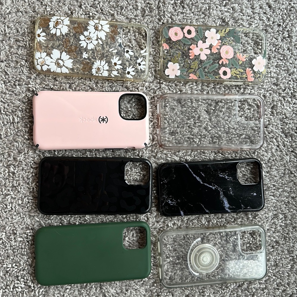 Lots of iPhone 11 Pro phone cases!